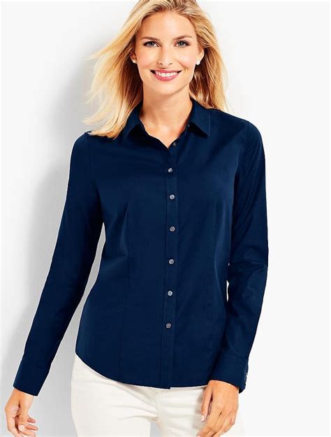 talbots white shirt|talbots wrinkle free shirts.